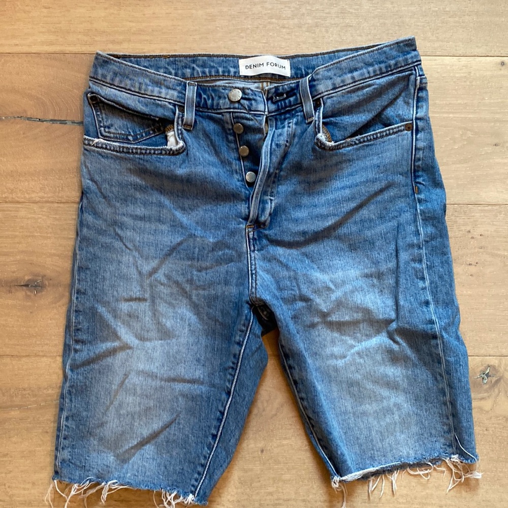 Aritzia- Denim Forum, The Yoko Bermuda Short